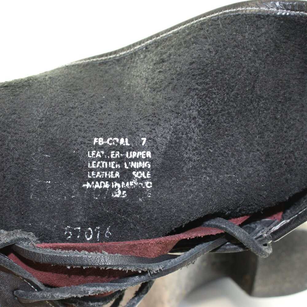 Freebird Steven Coal Tall High Black Black Leather Boots (7 US) - Picture 11 of 11